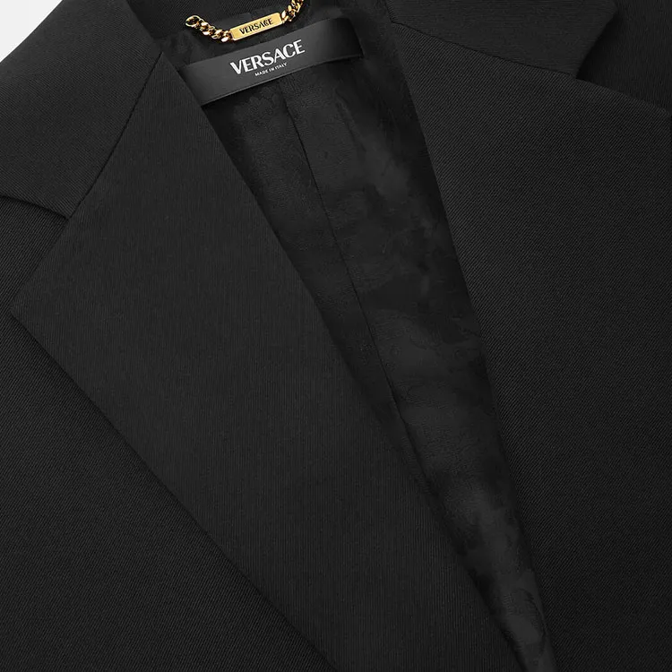 VERSACE Single Breasted Tailored Blazer-2