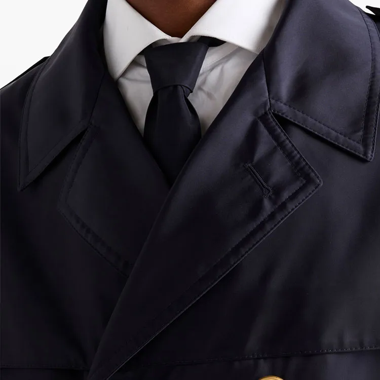 PRADA Double-breasted Raincoat-5