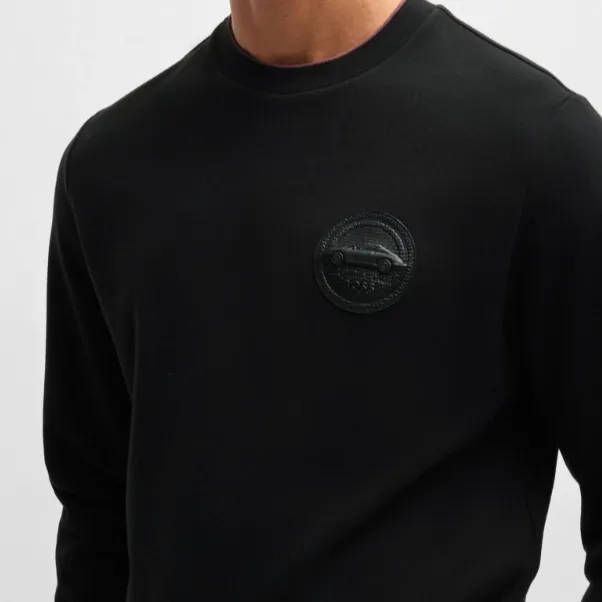 HUGO BOSS X Porsche Logo appliqué Sweatshirt-4