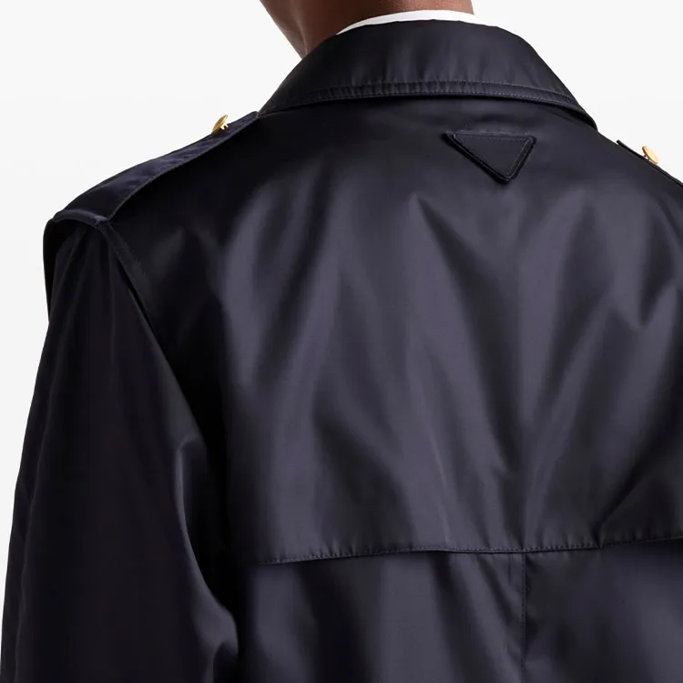 PRADA Double-breasted Raincoat-4