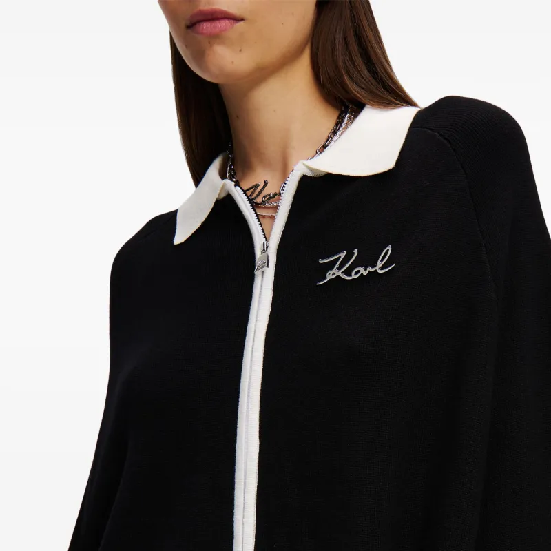 KARL LAGERFELD / Karl Lagerfeld Jeans Essential Knitted Cape-5