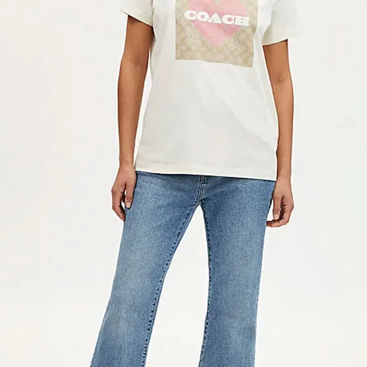 COACH SS24 T Shirt Women's Cream-3