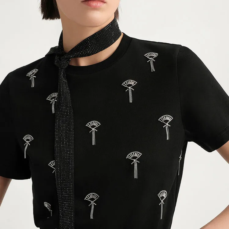 KARL LAGERFELD T Shirt Women's Black-6