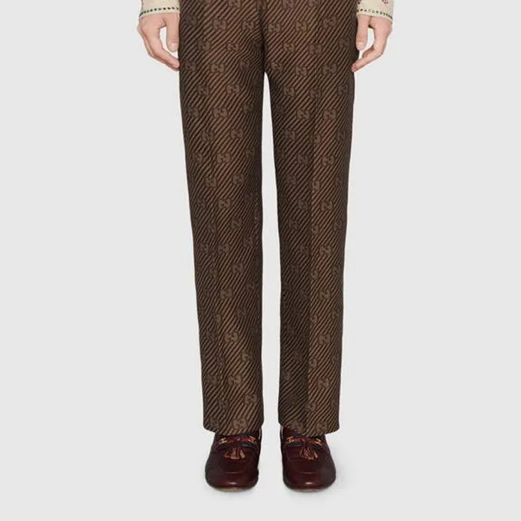 GUCCI Cargo Pants Men Brown-3