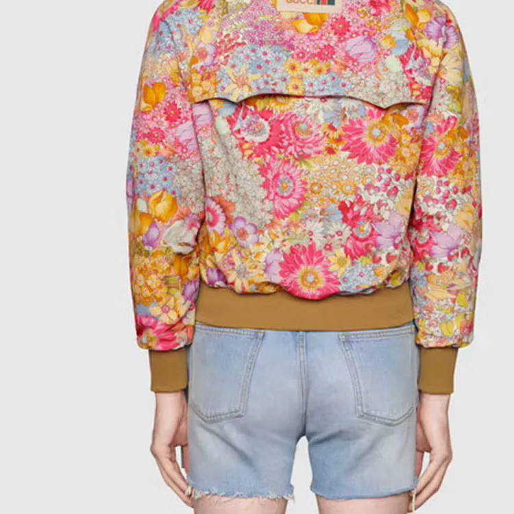 GUCCI X The North Face Online Exclusive Nylon Bomber Jacket-4