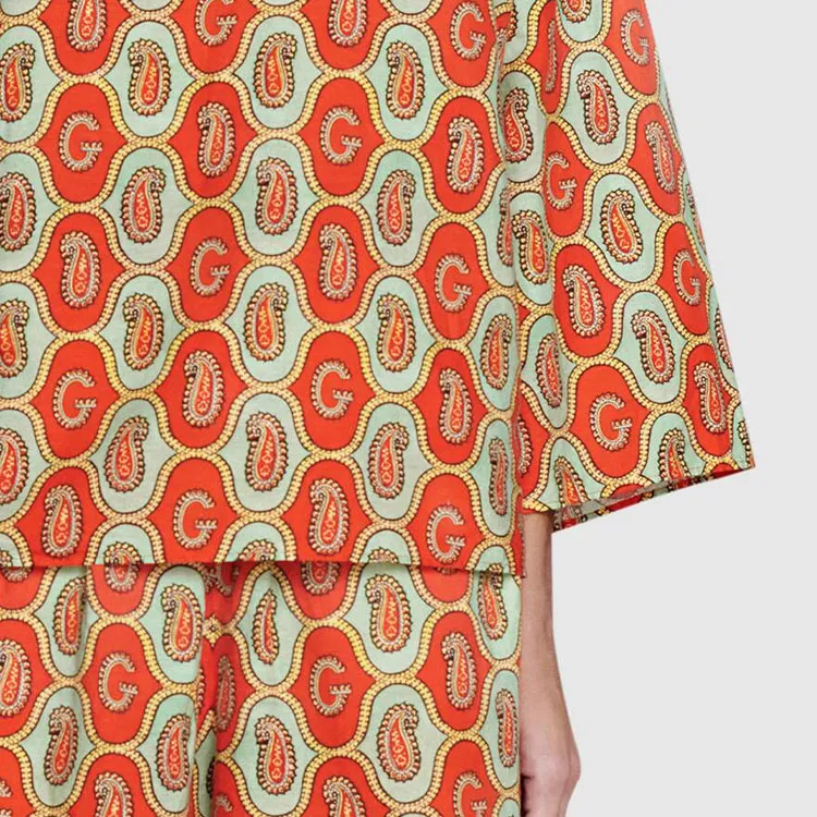GUCCI Shirts Men Bright Orange-4