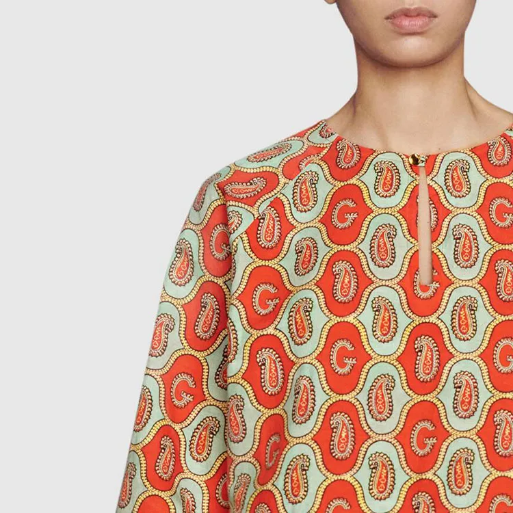 GUCCI Shirts Men Bright Orange-6