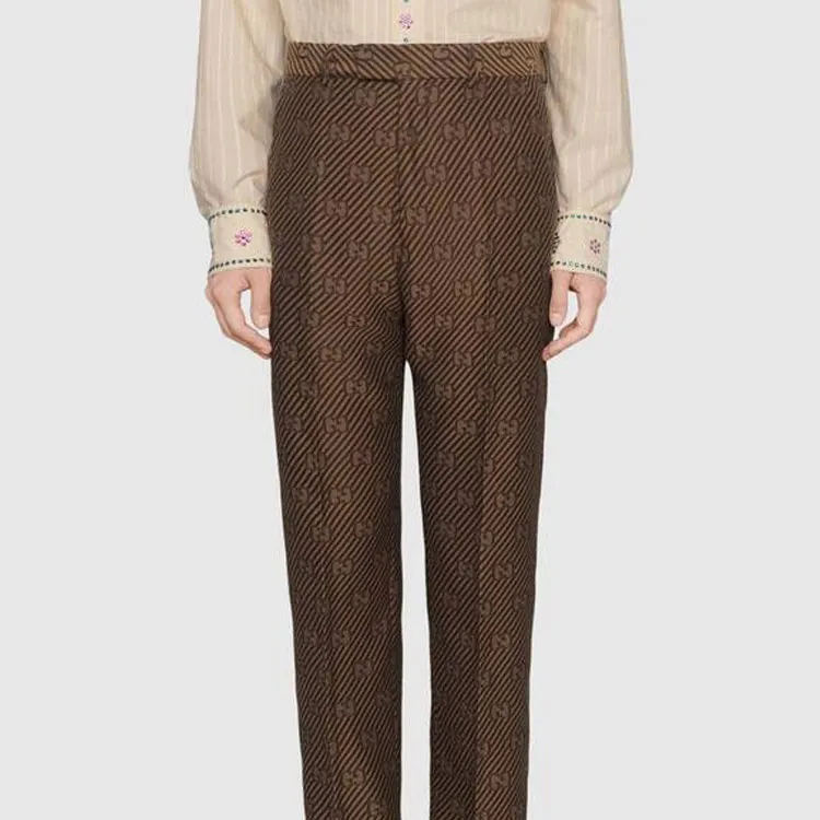 GUCCI Cargo Pants Men Brown-5