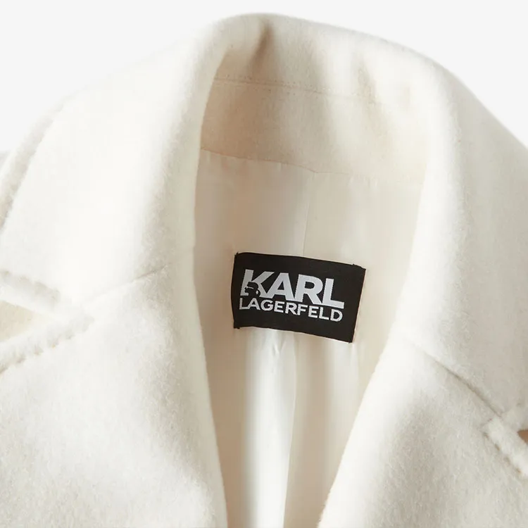 KARL LAGERFELD Coats Women's White-4