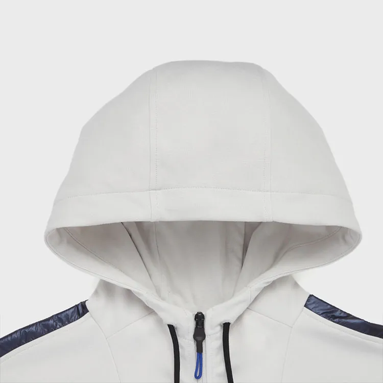 EMPORIO ARMANI Zip Up Drawstring Hoodie-3