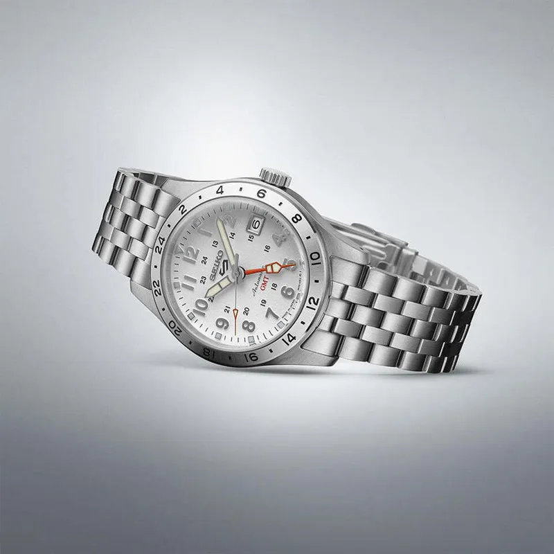 SEIKO Automatic Mechanical Movement Watch Men's Watches White Dial-3
