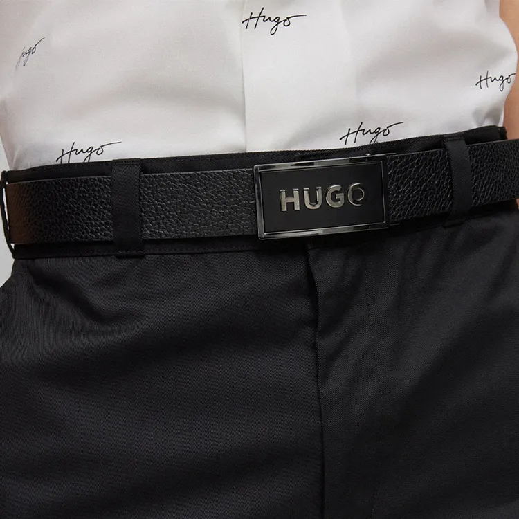 HUGO BOSS Logo-buckle Reversible Belt-4