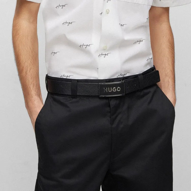 HUGO BOSS Logo-buckle Reversible Belt-1
