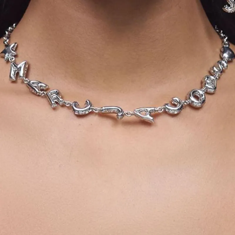 MARC JACOBS Logo lettering Necklace-2