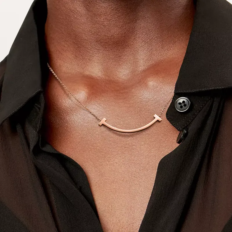 TIFFANY & CO. 18K Rose Gold Necklaces Men's-2