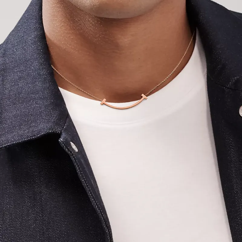 TIFFANY & CO. 18K Rose Gold Necklaces Men's-3