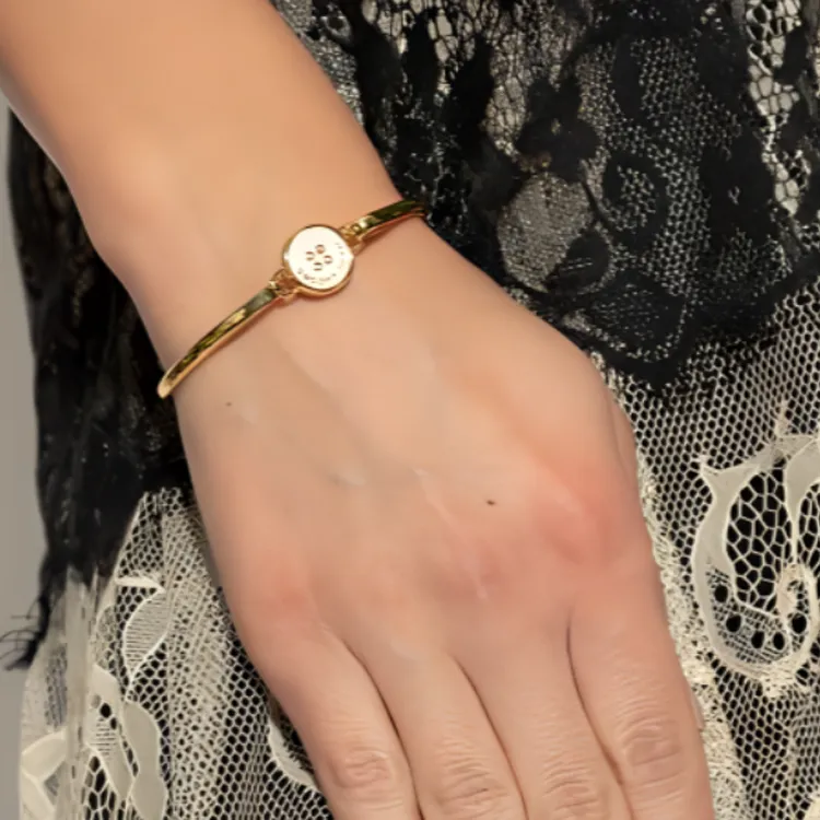 MARC JACOBS The Button Hinge Bracelet-4