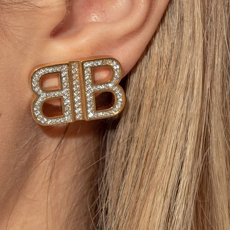 Balenciaga Bb Earrings-3