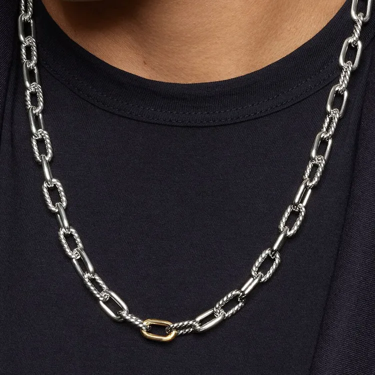 David Yurman 18K Yellow Gold Dy Madison Necklace-2