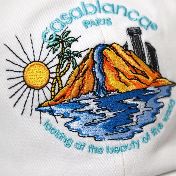 CASABLANCA Cotton Baseball Cap-2