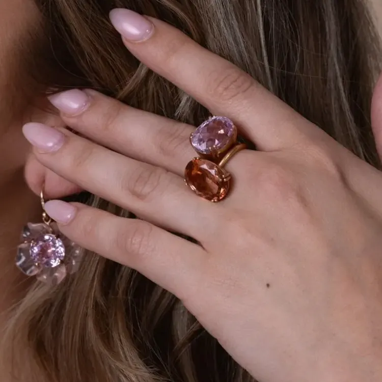 Irene Neuwirth 18kt Rose Gold One Of A Kind Kunzite Ring-2