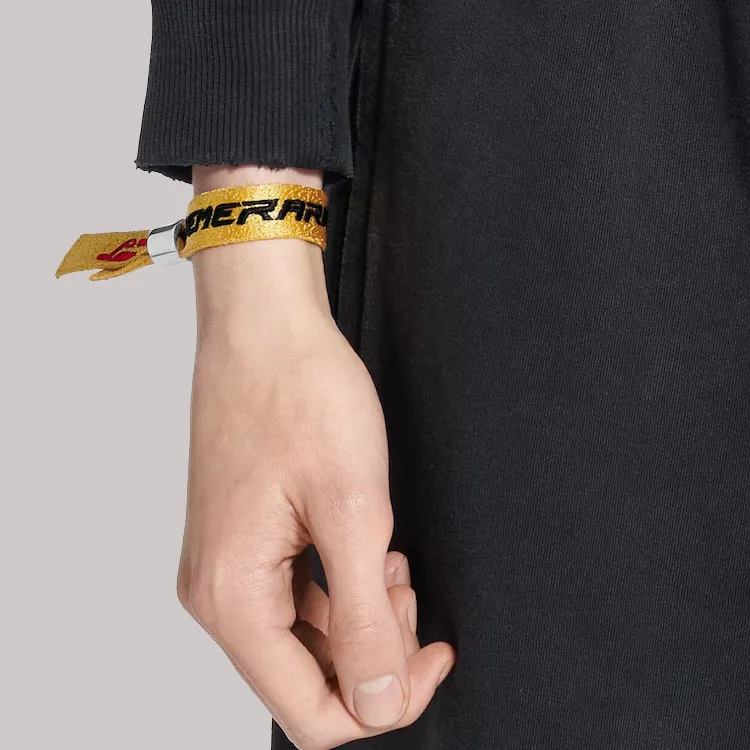 Balenciaga x Automobili Lamborghini Polyester, Brass Wristbands Women's Yellow-2