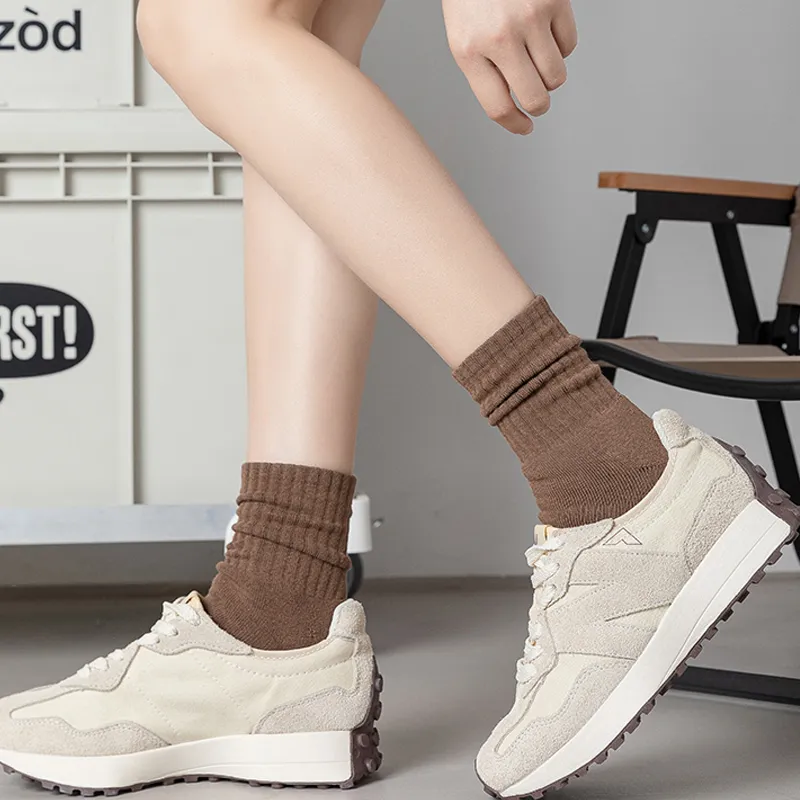 MIIOW Mid Calf Socks Women's 4 Pack-7
