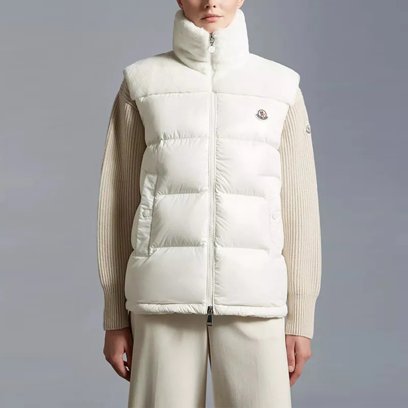 Moncler Vests Women's White-1