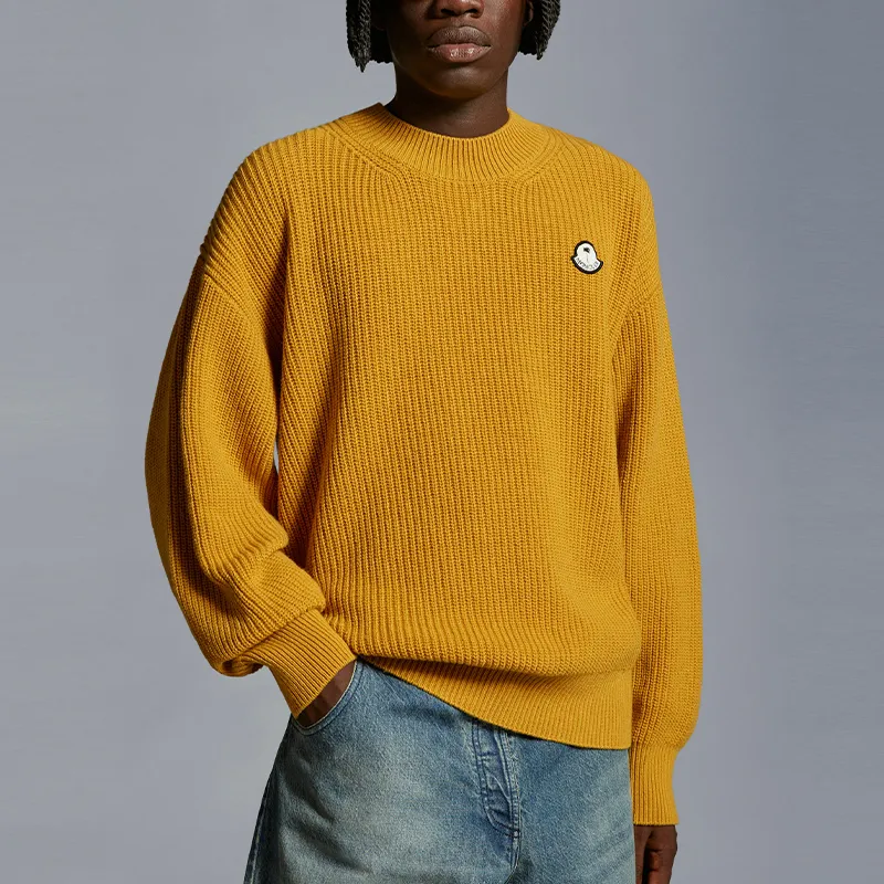 MONCLER GENIUS x PALM ANGEL Sweater Unisex Yellow-3