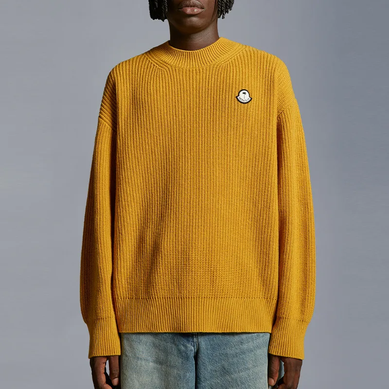 MONCLER GENIUS x PALM ANGEL Sweater Unisex Yellow-4