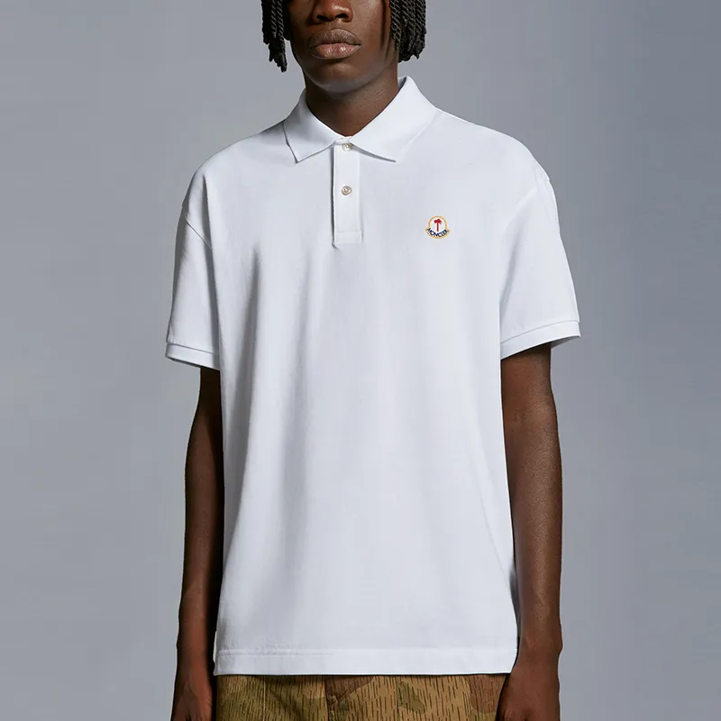 MONCLER GENIUS Polo Shirt Unisex White-5