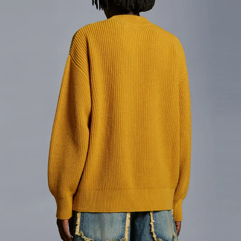 MONCLER GENIUS x PALM ANGEL Sweater Unisex Yellow-2