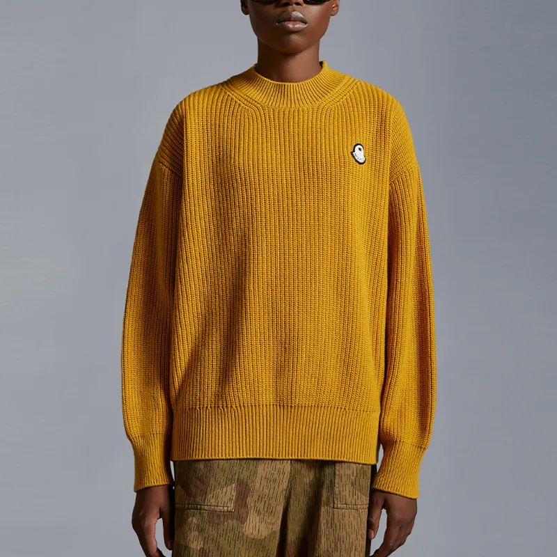MONCLER GENIUS x PALM ANGEL Sweater Unisex Yellow-1