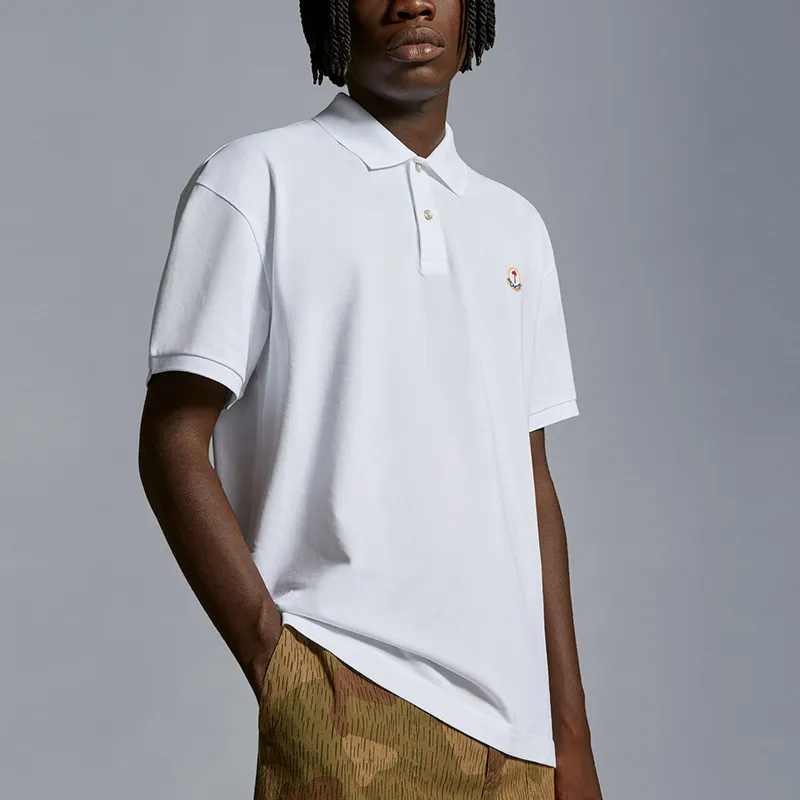 MONCLER GENIUS Polo Shirt Unisex White-4