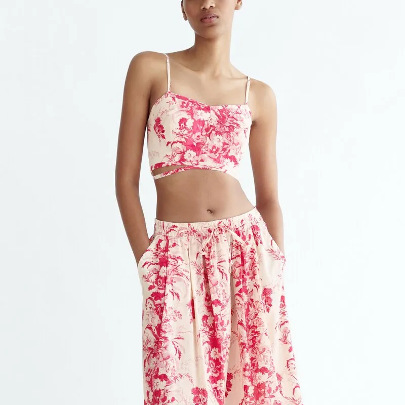 ZARA Camisoles Women's Pink-2