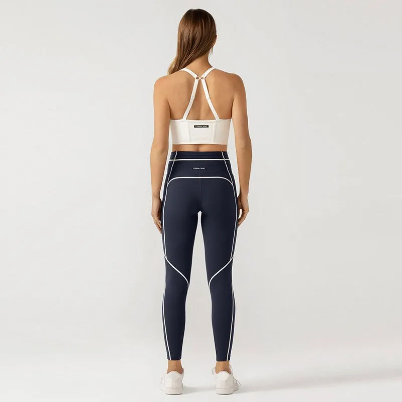 LORNA JANE Athletic Trousers Women's Dark Gray Blue-1