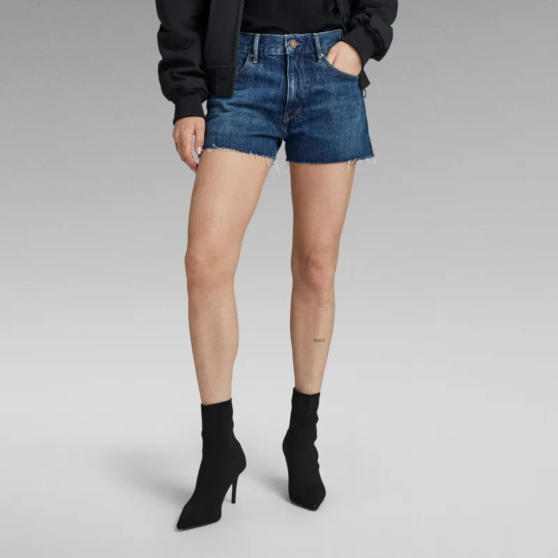 G-STAR RAW Denim Shorts Women's Sentry Blue-3