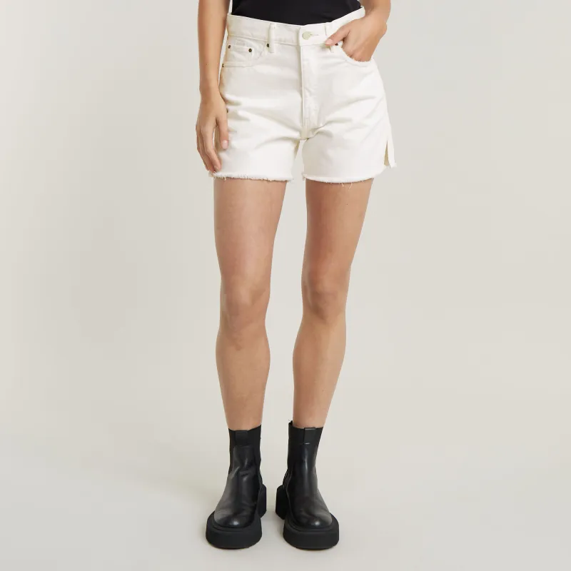 G STAR RAW Denim Shorts Women's Chalk-1