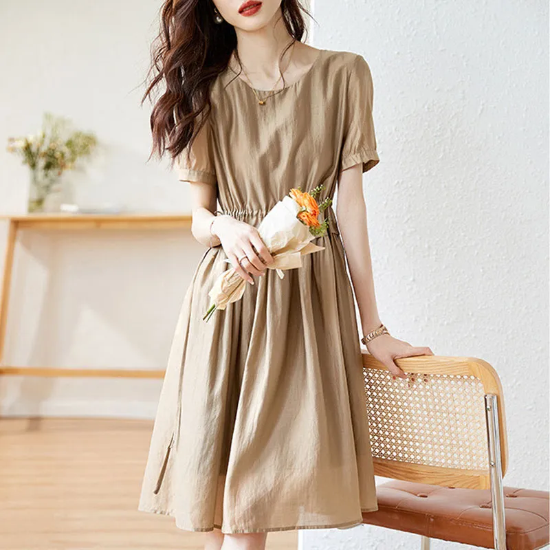 Mo Han Yi Mei Short Sleeved Dress Women's-1