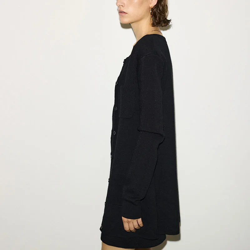 SLY Long Sleeved Dress Women's Black-3