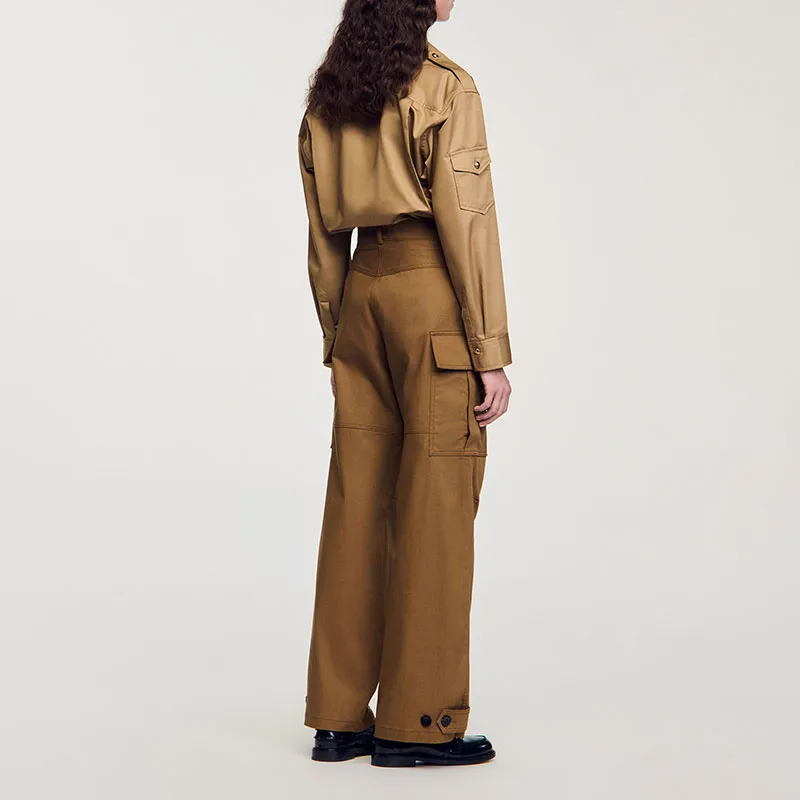 Sandro Cargo Trousers-2