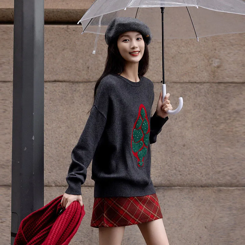 【dme】 Knitwear Women's Dark Heather Gray-2