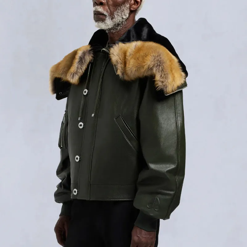 Moose Knuckles Moose Labs Series Jackets Unisex Forest Green-4