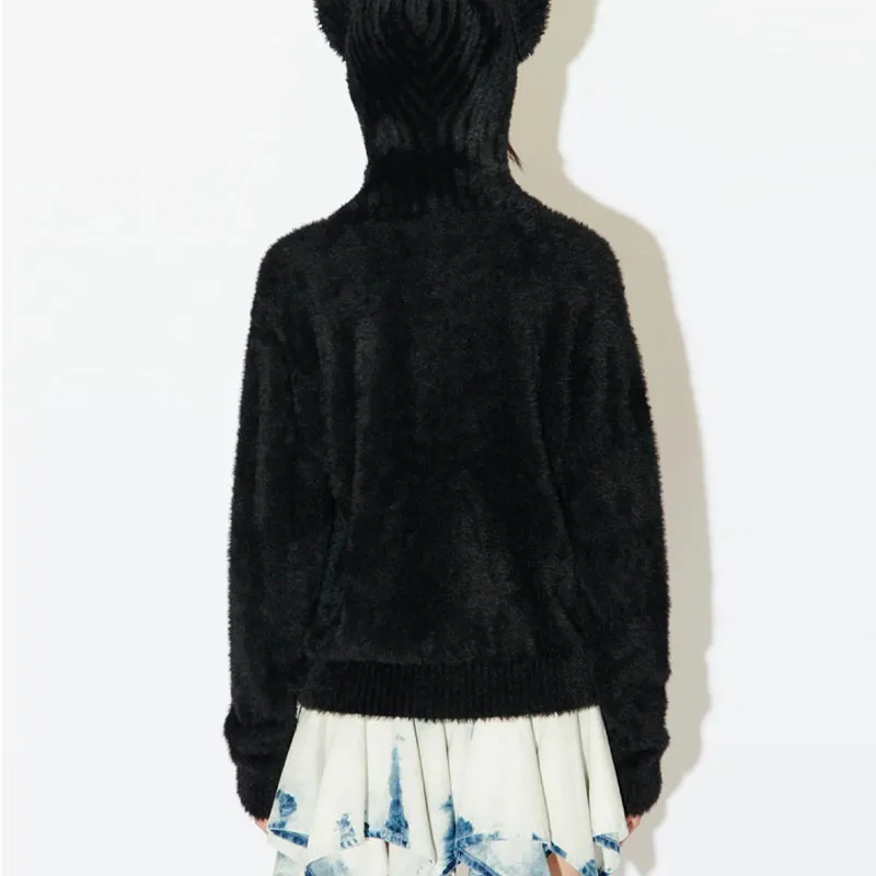 CHARLES JEFFREY Fluffy Ears Balaclava Jumper-3
