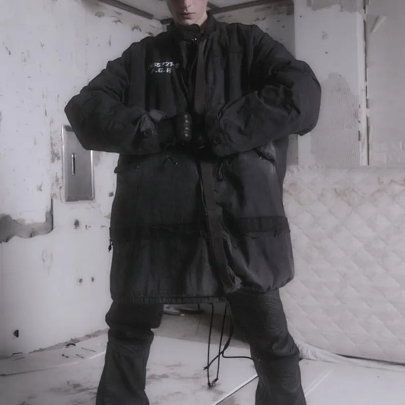 GRAILZ Parka Coats Unisex Black-4
