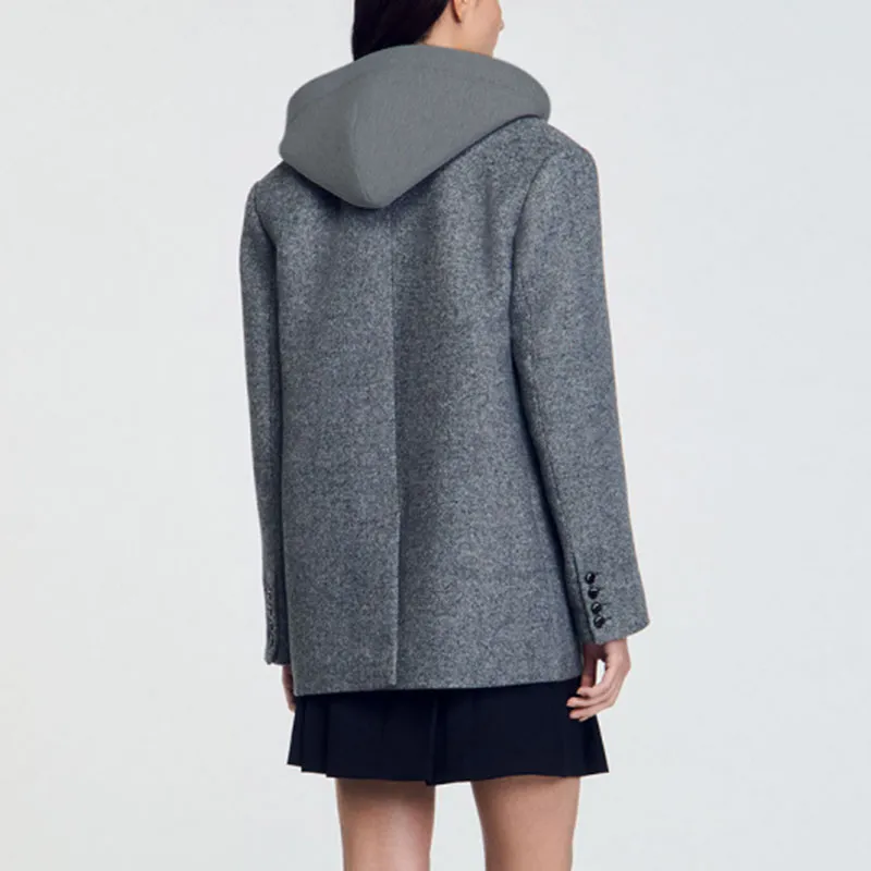 Sandro Hooded Jacket-2