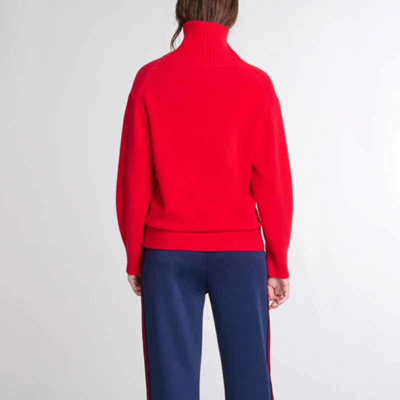 Maje Cashmere Sweater Women's Red-2