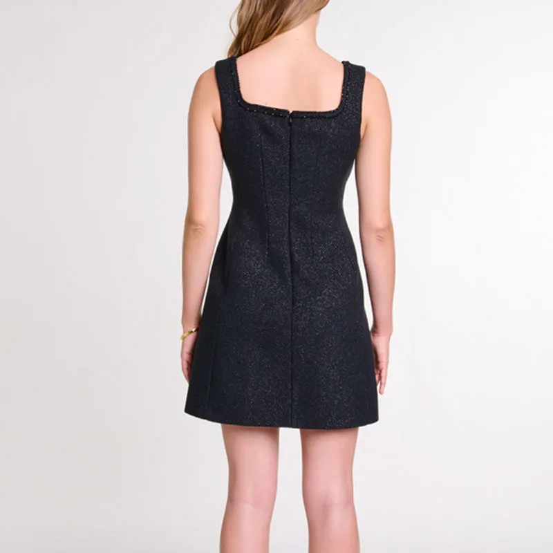 Maje Lamé Mini Dress-2