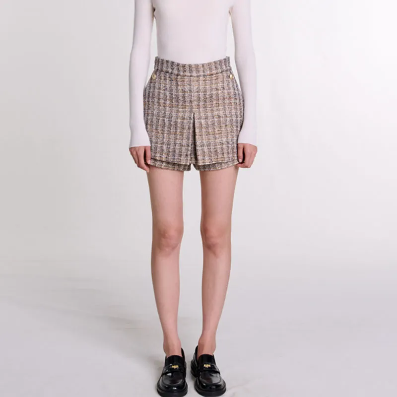 Maje Tweed Skort-1