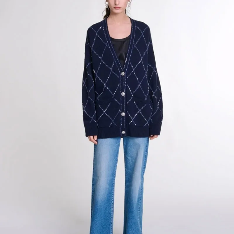 Maje Longline Cardigan-1